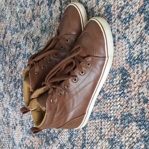 Cat & Jack Boys Leather Shoes Size 5